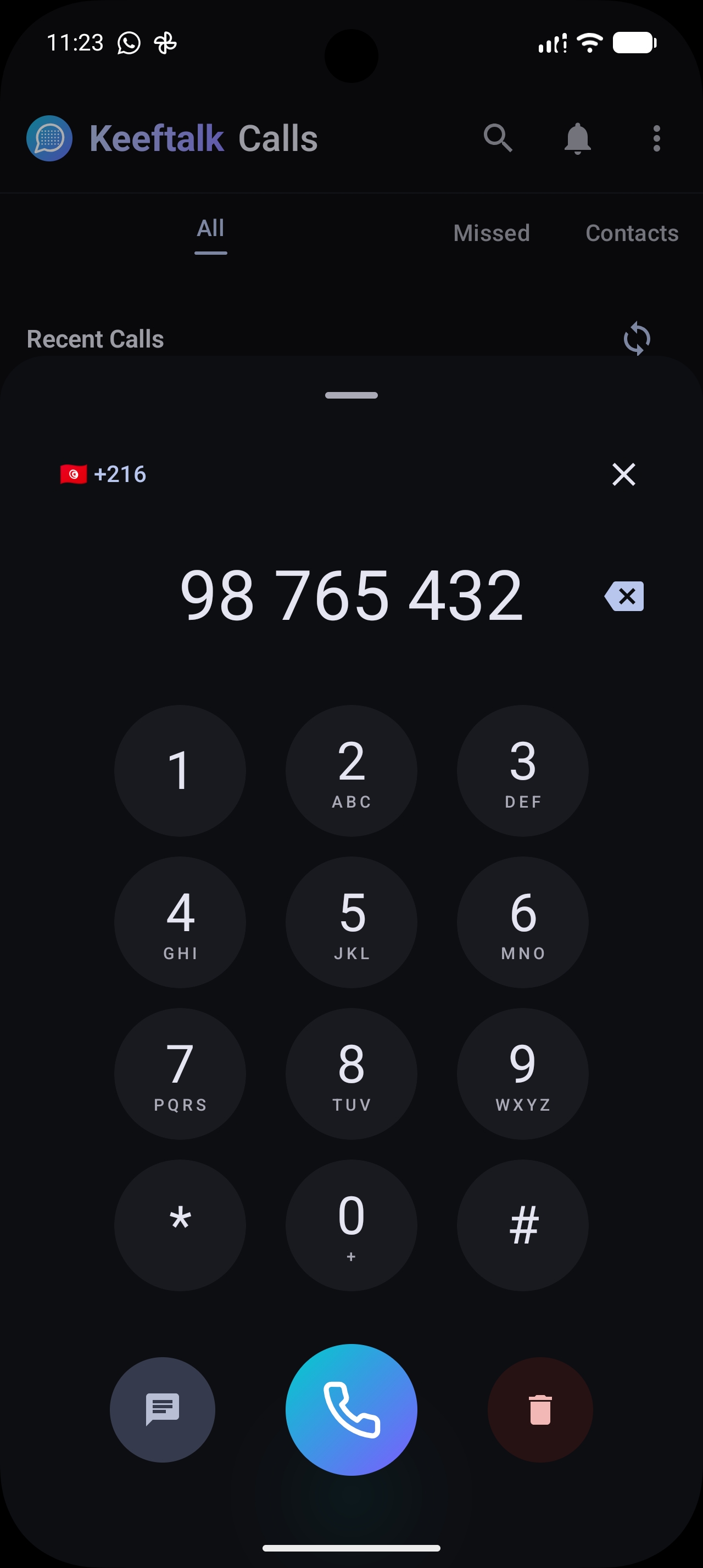 Keeftalk Secure Dialer